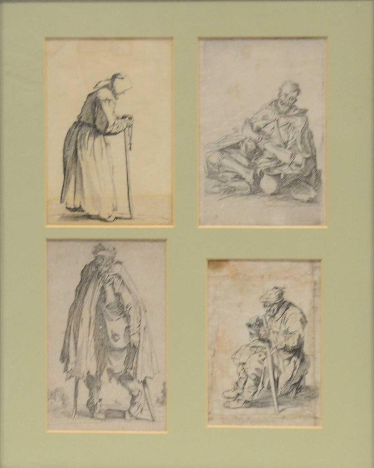 After Jacques Callot, various prints from Les Gueux series - Image 3 of 4