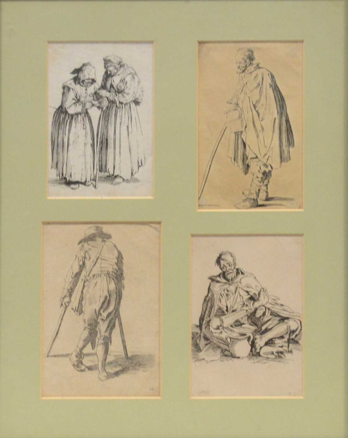After Jacques Callot, various prints from Les Gueux series - Image 2 of 4