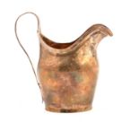 George III silver cream jug,
