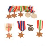 Medals; WWII medals,