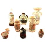 Quantity of Japanese Satsuma pottery,