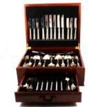 Canteen of silver plated cutlery,