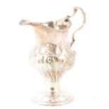 Georgian silver cream jug, TS?, London 1817