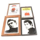 Quantity of modern advertising mirrors and some frames