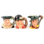 Fourteen large-sized Royal Doulton character jugs