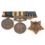 Medals; Egypt group of three.