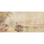 W* P* Smith, The Boat Race at Hammersmith 1860