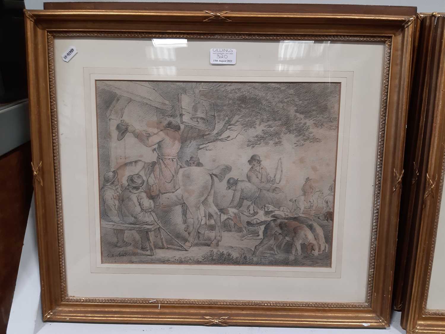 George Morland, Hunting Incidents - set of five. - Image 2 of 11