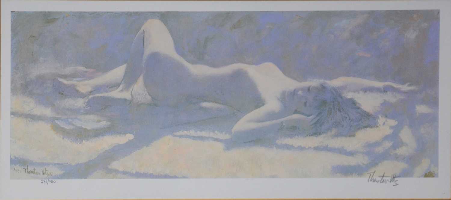 Thornton Utz, Lavender Lace, a signed Limited Edition print.