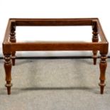 Victorian mahogany stool frame