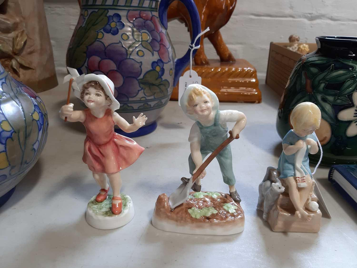 Eight Royal Worcester figurines by Freda Doughty - Image 3 of 5