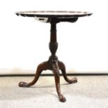 George III style mahogany table,
