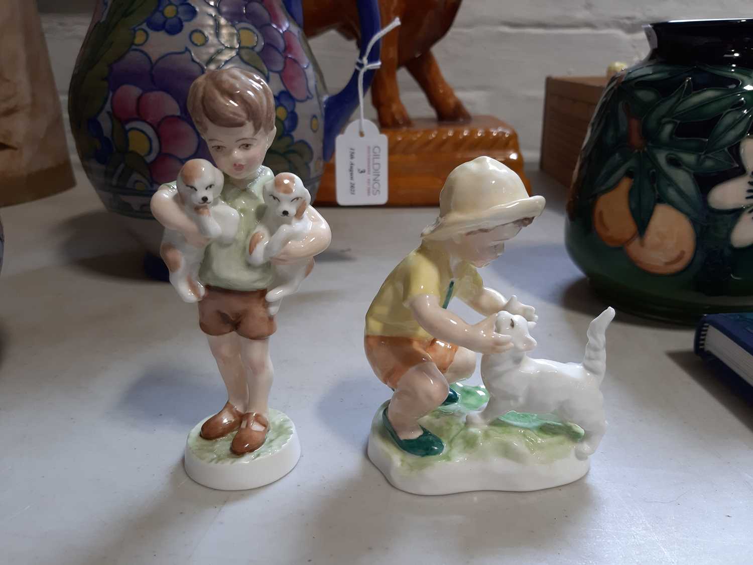 Eight Royal Worcester figurines by Freda Doughty - Image 5 of 5