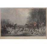 After W & H Barraud, Two hunting prints,