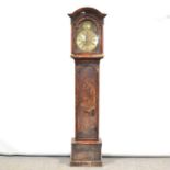 Chinoiserie longcase clock (defective),