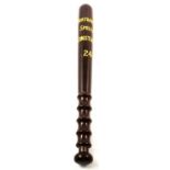 Hardwood truncheon,