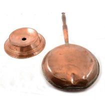 Copper and brassware, including a samovar
