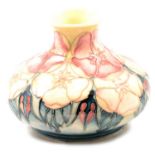 Sally Tuffin for Moorcroft, a Limited edition vase in the Tudor Rose design.