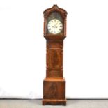 Mahogany longcase clock,