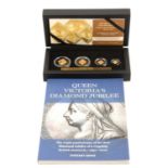 2022 Queen Victoria 125th Diamond Jubilee Anniversary Gold Sovereign Deluxe Set.