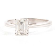 A diamond solitaire ring, 1.20 carats.