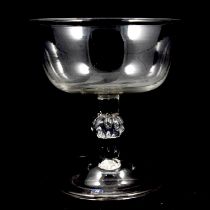 A champagne glass