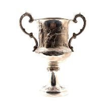 Victorian silver presentation trophy, 3rd Warwickshire Rifle Volunteers, London