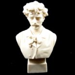 Robinson & Leadbeater parian bust, Paderewski,