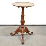 Victorian walnut table,