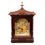 Victorian mahogany bracket clock,