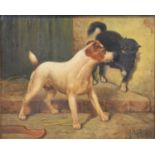 Arthur Batt, Terrier and Cat,