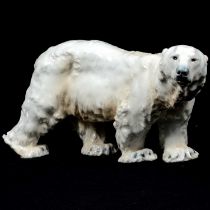 Meissen porcelain model of a polar bear,