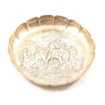 George III silver strawberry dish,