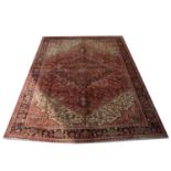 Large Heriz carpet,