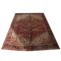 Large Heriz carpet,