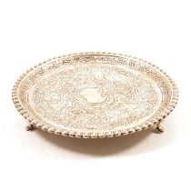 George III silver waiter,