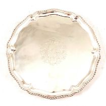 George III silver salver,