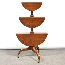 Regency mahogany whatnot,