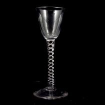 A wine glass