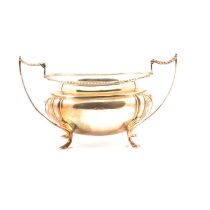 Silver sugar bowl,