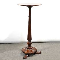 William IV mahogany shaving stand,