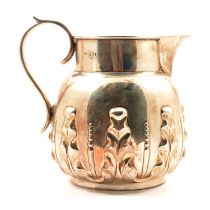 Victorian silver jug,