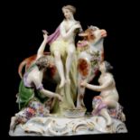 Continental porcelain group, Europa and the bull,