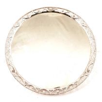 Late Victorian silver salver,