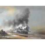 David Weston, LMS '9395' locomotive over the Yorkshire Moors