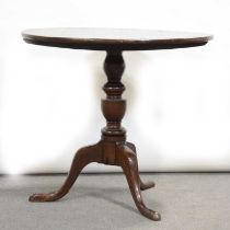 George III oak table,