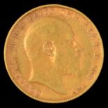 A Gold Full Sovereign, Edward VII.