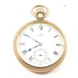 Omega nickel pocket watch,