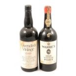 Cavendish 1949 Vintage vin de liqueur (port-style), and 1966 Warre's vinatge