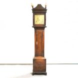 Oak longcase clock, John Spence, Market Harborough,